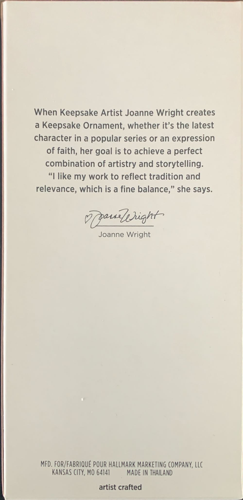 Hallmark Keepsake Christmas Ornament Angel Of Innocence Black Angel - Angels (Angels) ornament collectible [Barcode 763795663132] - Main Image 3