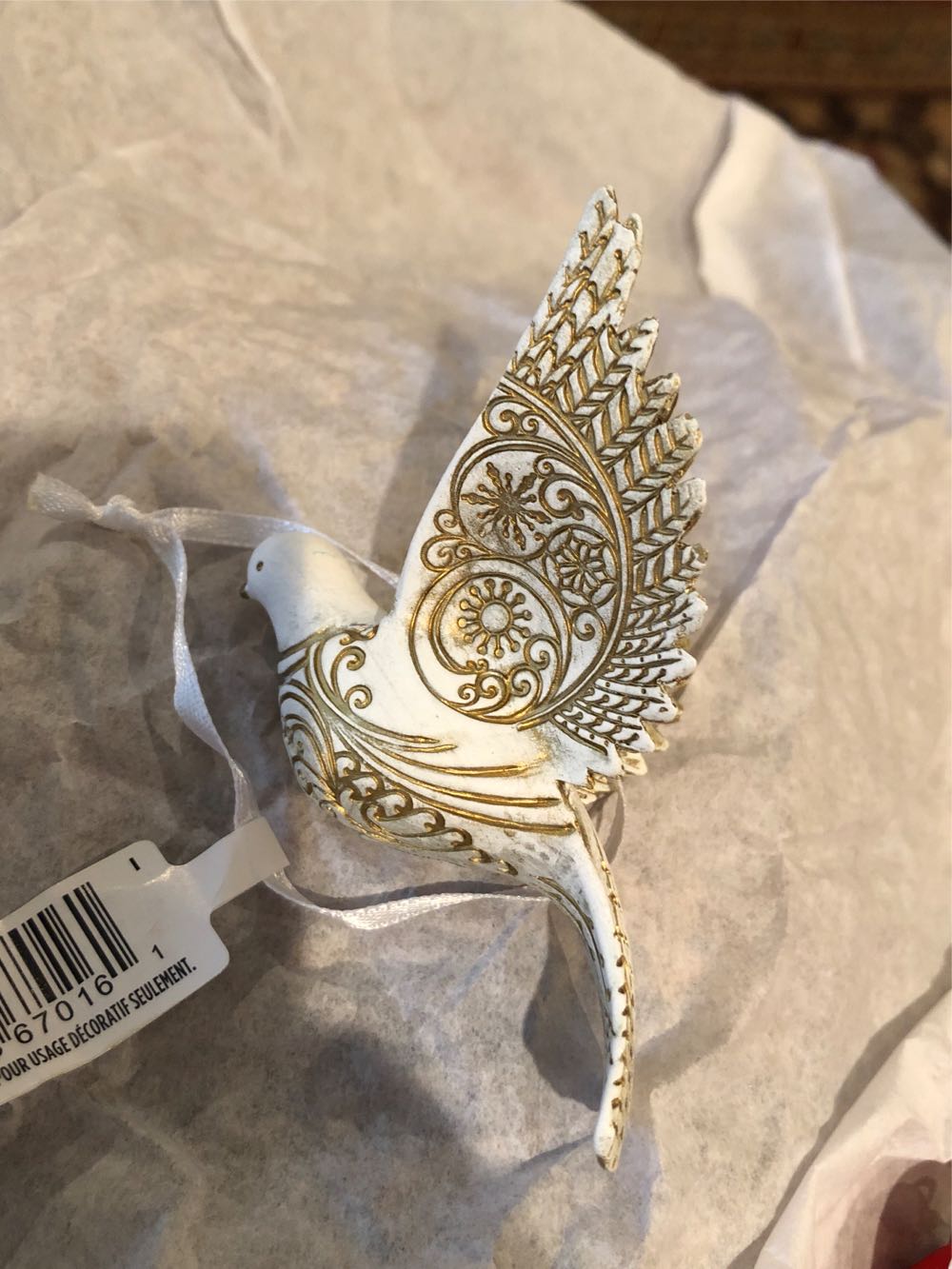 Dove - Birds (Birds - Doves) ornament collectible [Barcode 763795670161] - Main Image 2