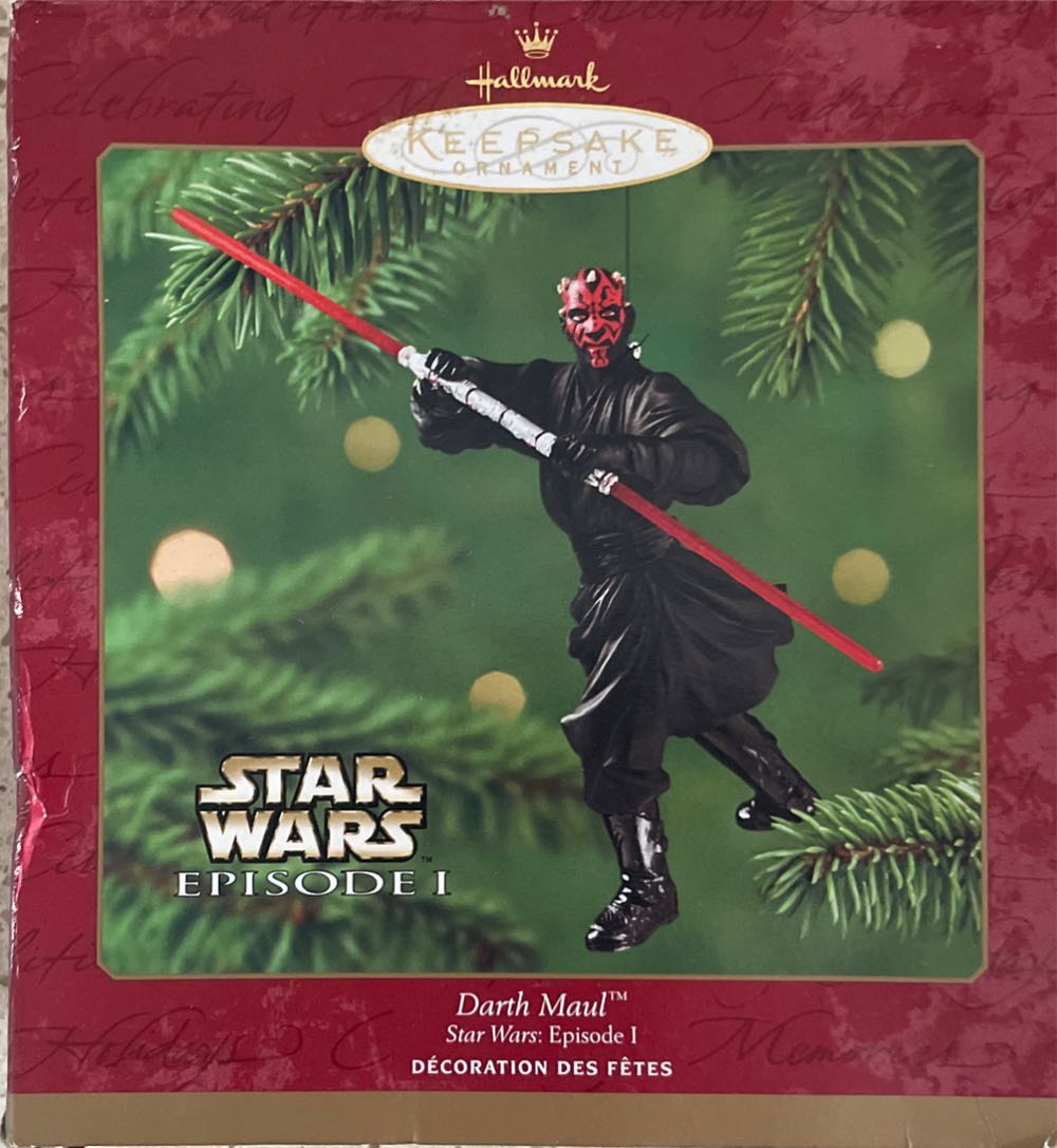 SW Darth Maul  ornament collectible - Main Image 1