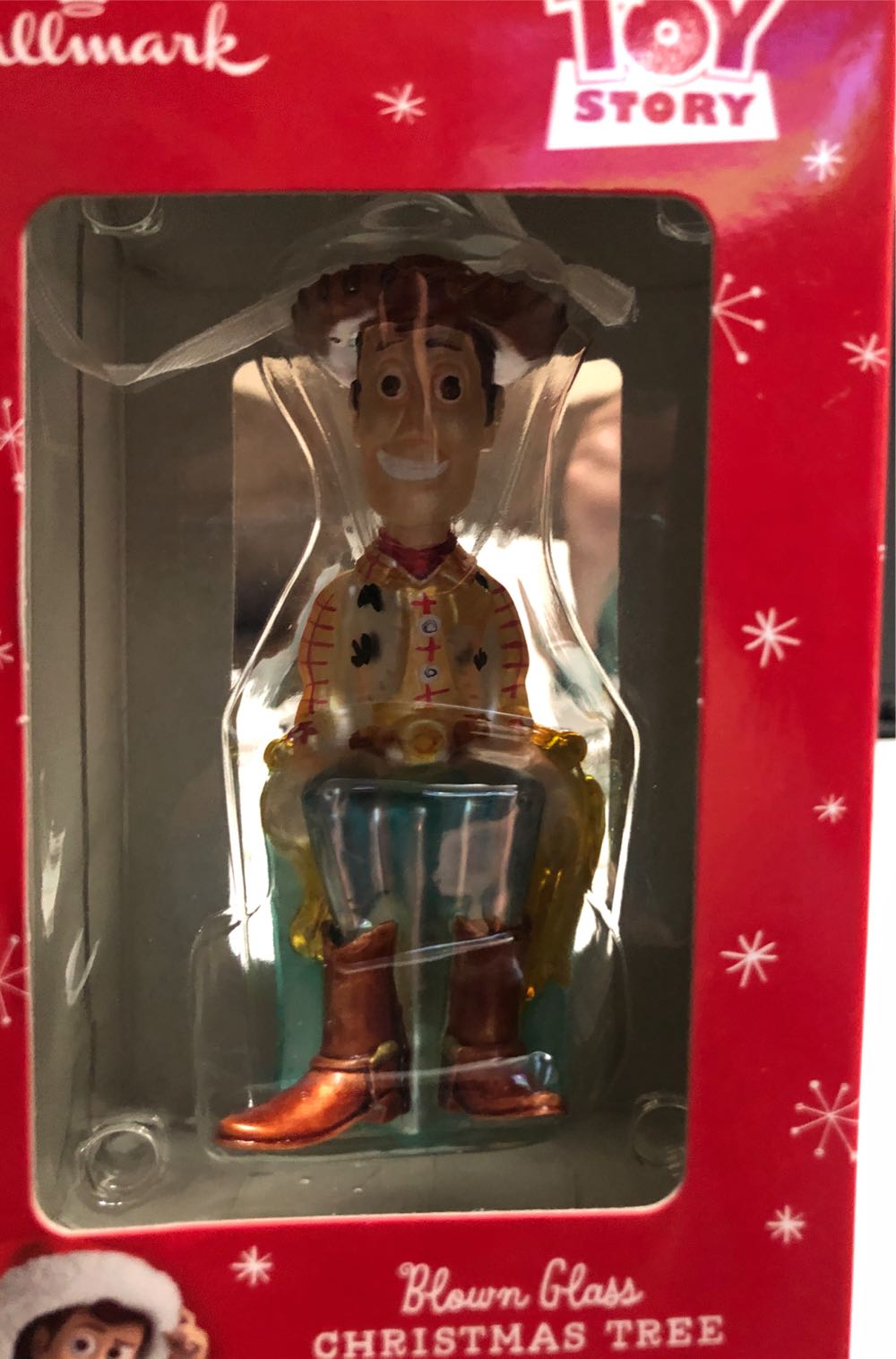 Hallmark Glass Woody Toy Story  ornament collectible [Barcode 763795047024] - Main Image 2
