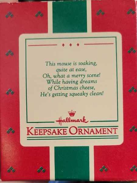 Squeaky Clean   (Mice) ornament collectible - Main Image 2