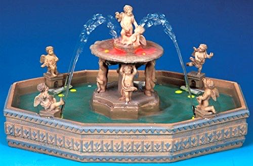 Lighted Village Square Fountain - #14663 - General (Table Accents) ornament collectible [Barcode 728162146632] - Main Image 1