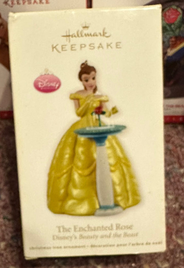 The Enchanted Rose - Beauty and the Beast (Disney) ornament collectible [Barcode 795902200091] - Main Image 3