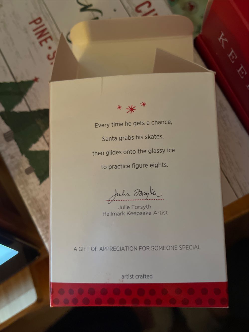 Skating Santa  - Limited Edition (Santa) ornament collectible - Main Image 2