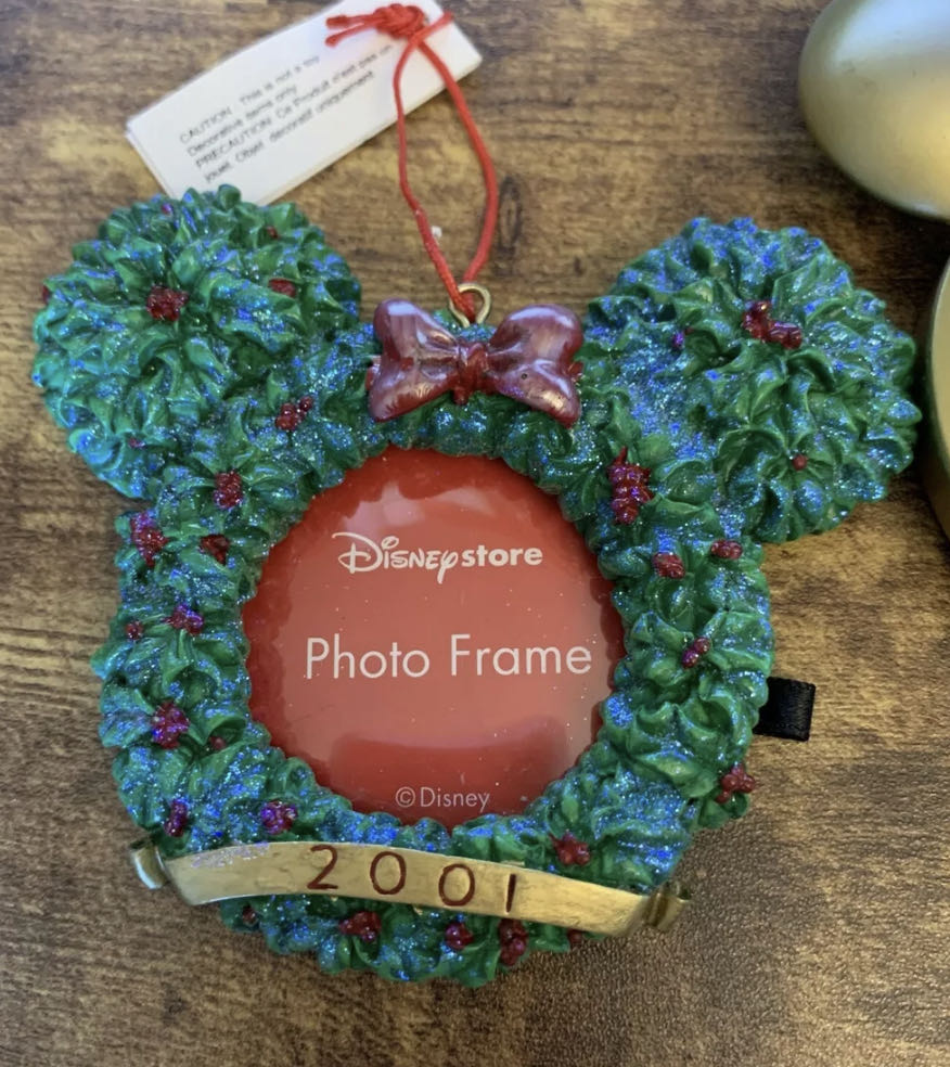 Disney Mickey Ears Photo Ornament  ornament collectible - Main Image 1