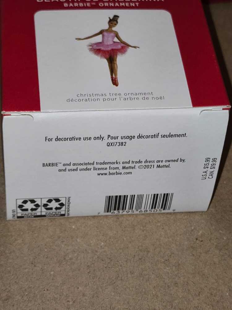 Barbie Beautiful Ballerina - Barbie (Barbie) ornament collectible [Barcode 763795685059] - Main Image 3