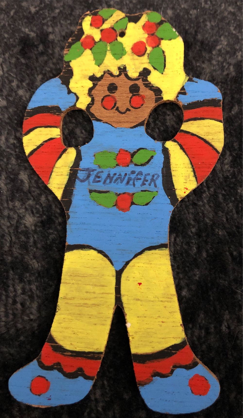 Wooden Jennifer  ornament collectible - Main Image 1