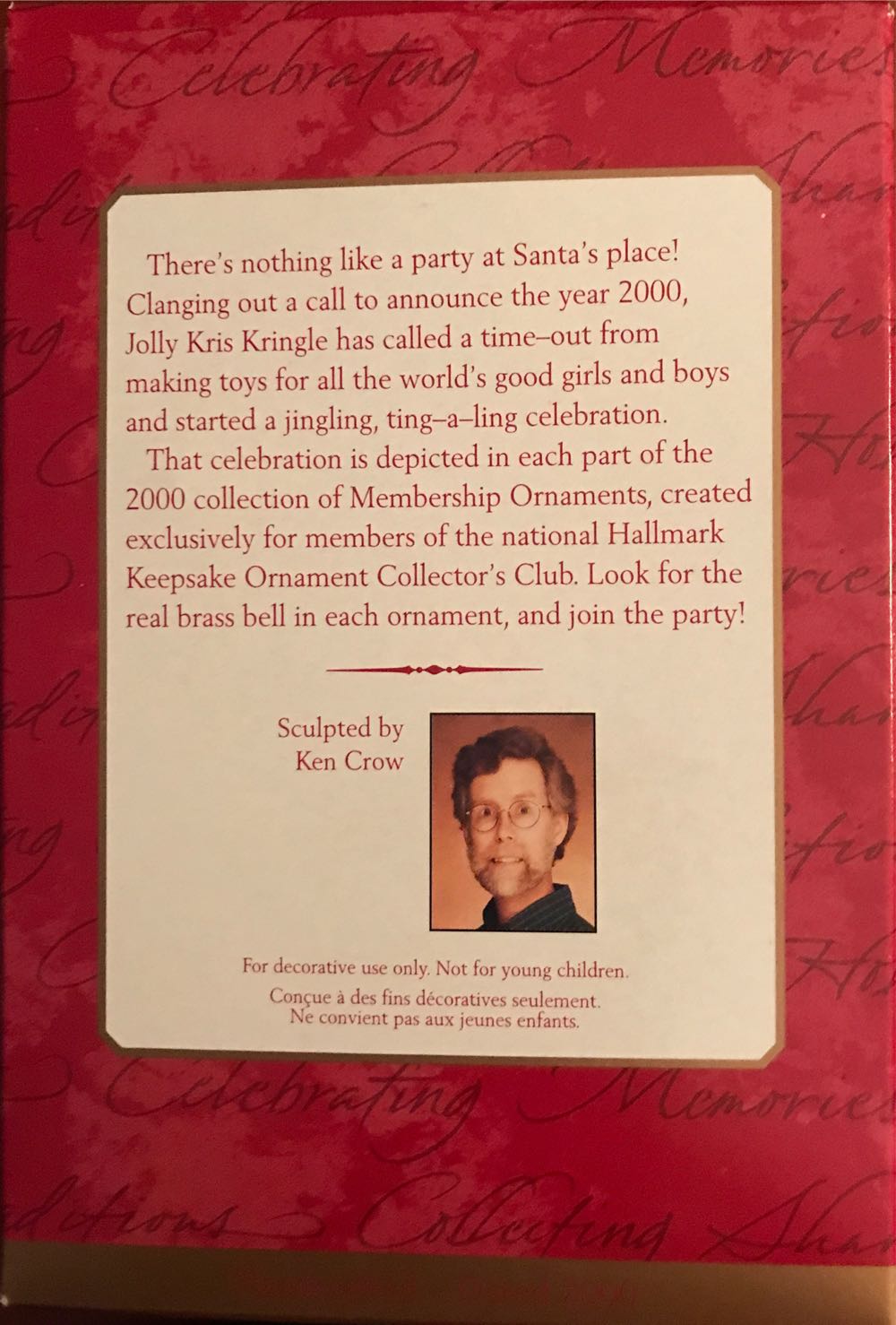 Jingle Bell Kringle  - KOC Member Exclusive (Santa, Bells) ornament collectible - Main Image 3