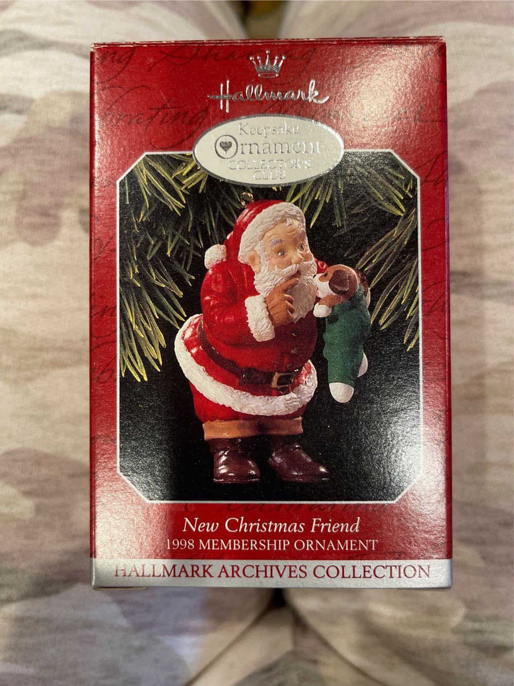 New Christmas Friend   ornament collectible - Main Image 1