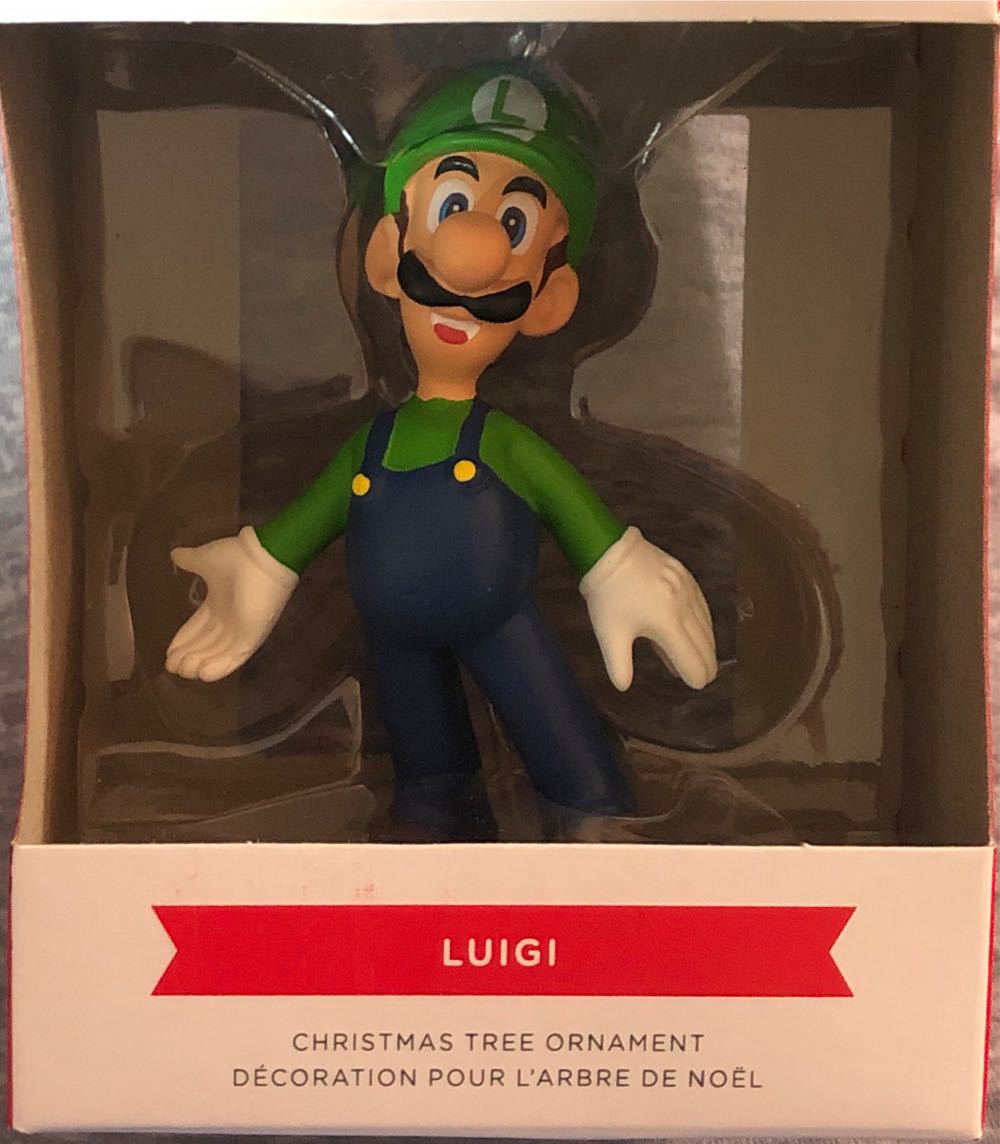 Super Mario Bro’s - Luigi - Mario (Hallmark Ornaments) ornament collectible [Barcode 763795720736] - Main Image 3