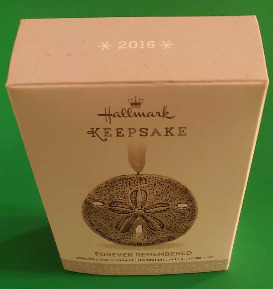 2016 Forever Remembered Memorial Seashell  - Forever Remembered ornament collectible - Main Image 3