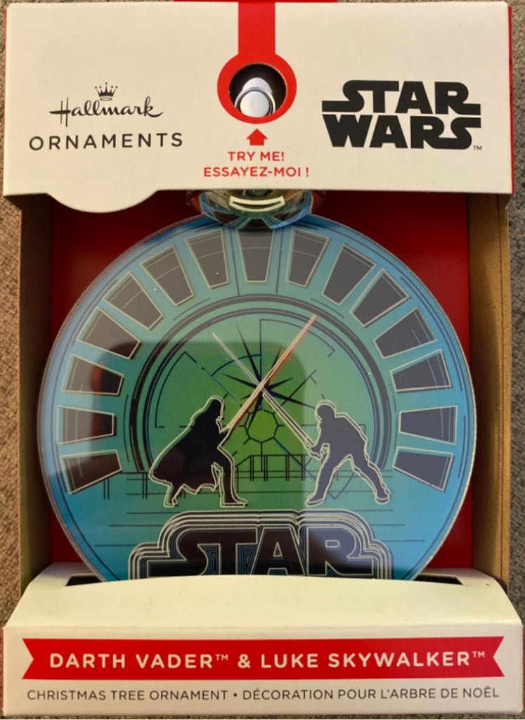 Darth Vader & Luke Skywalker - Star Wars (Star Wars) ornament collectible [Barcode 763795711918] - Main Image 2