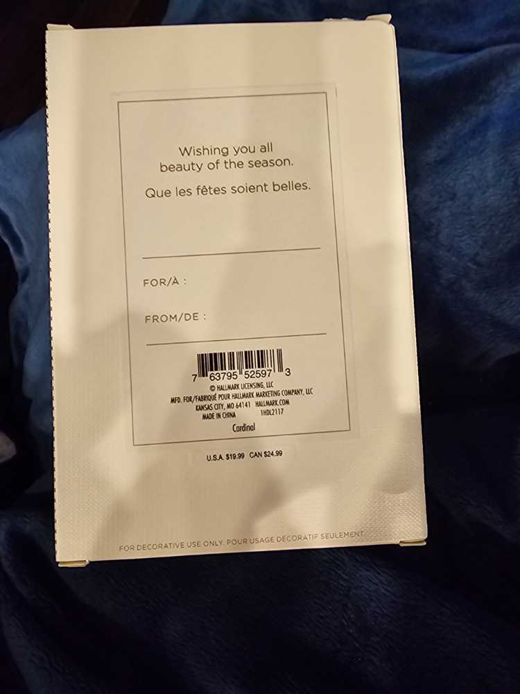 Signature Cardinal  ornament collectible [Barcode 763795525973] - Main Image 2