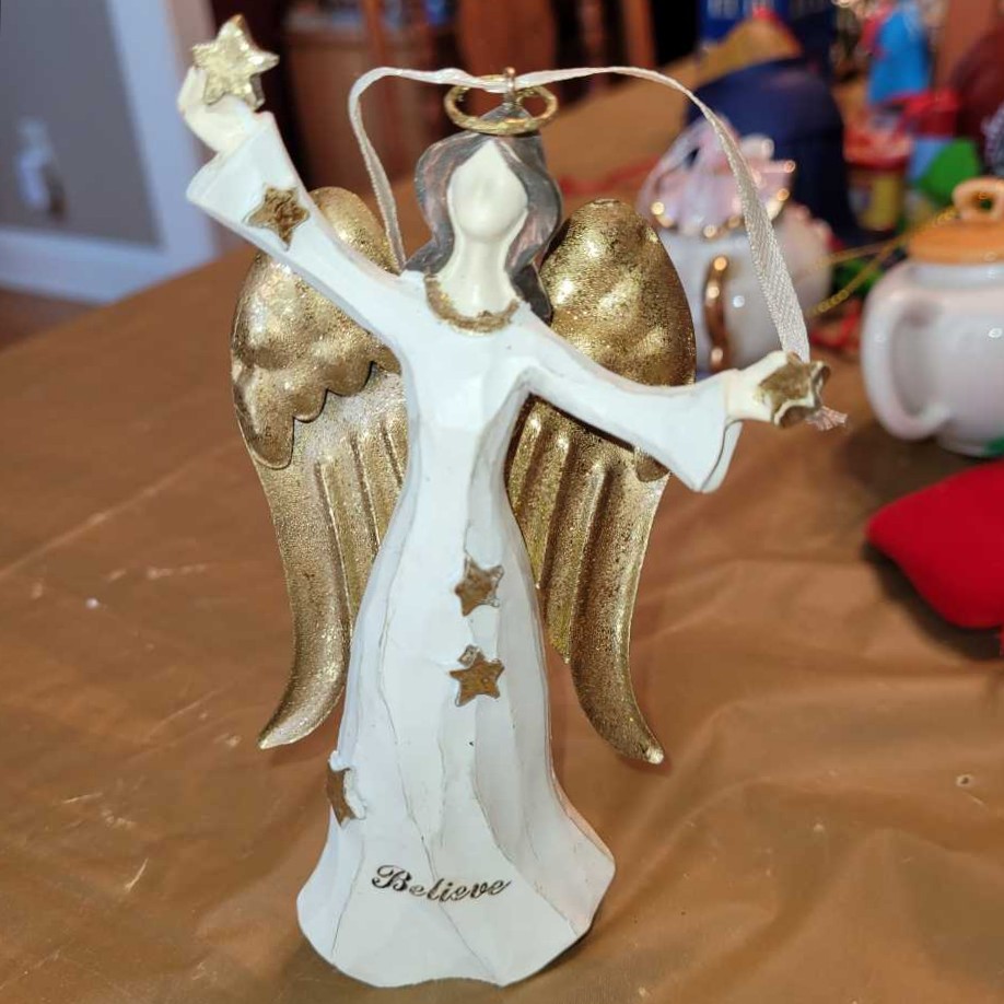 Believe Angel  ornament collectible - Main Image 1