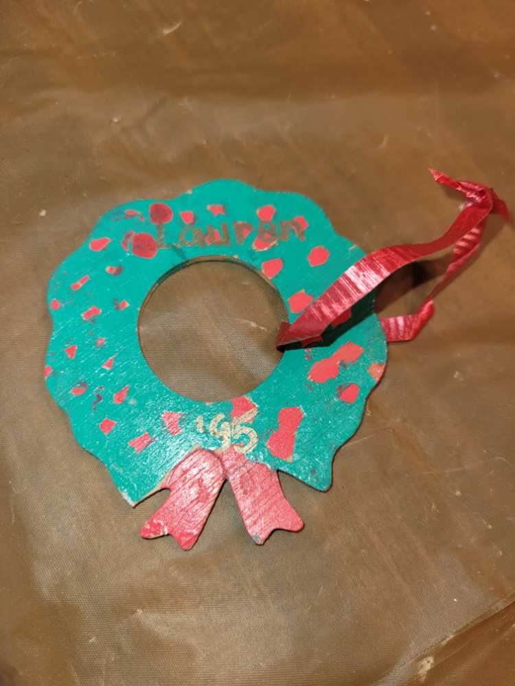Wreath Handmade  ornament collectible - Main Image 1