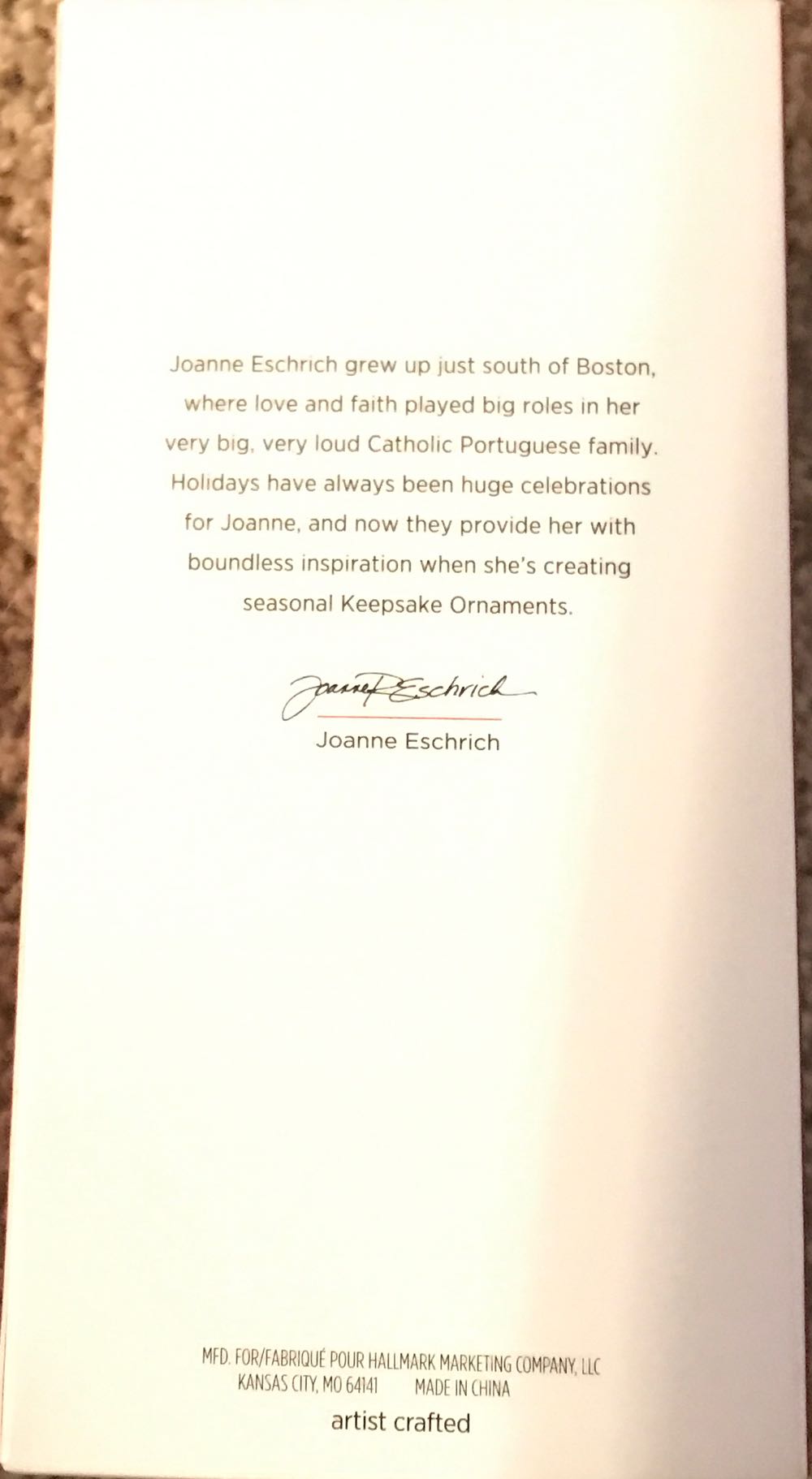 Dad 2019 - Family (Sweets) ornament collectible [Barcode 763795404575] - Main Image 2