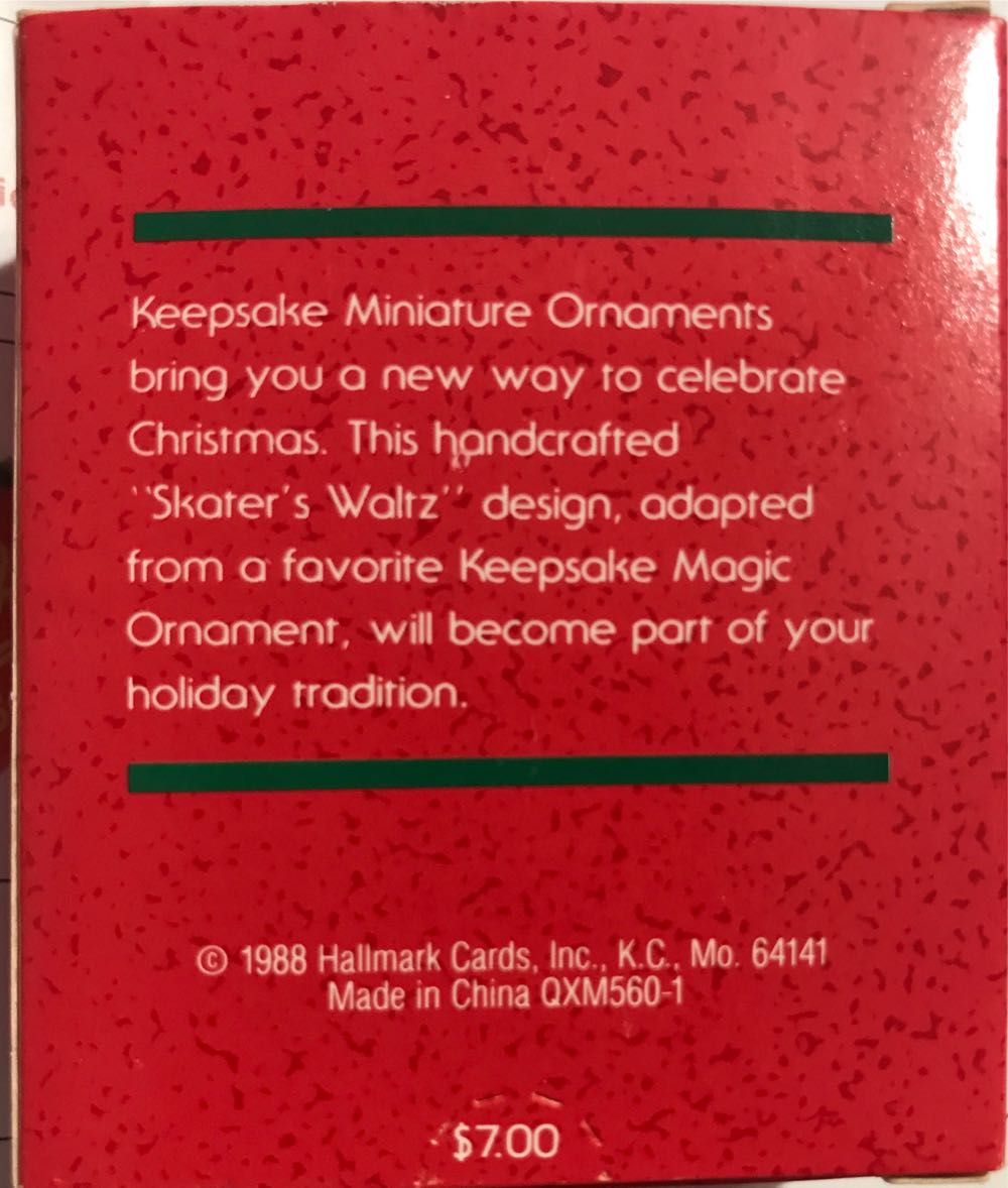 Skater’s Waltz  ornament collectible - Main Image 2