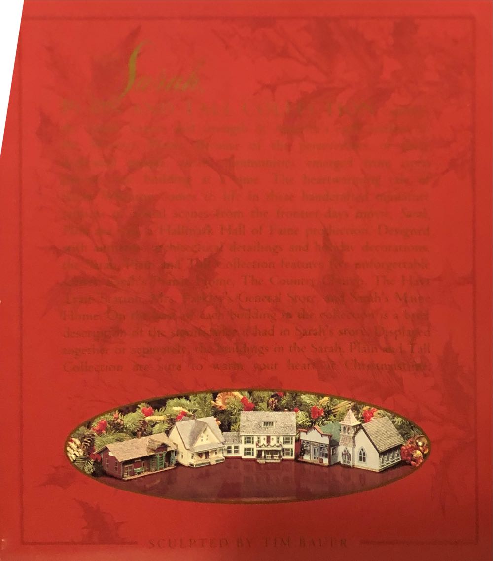 Sarah’s Prairie Home The Sarah Plain And Tall Collection Hallmark - The Sarah Plain And Tall Collection (Early Western Life) ornament collectible [Barcode 015012203936] - Main Image 3