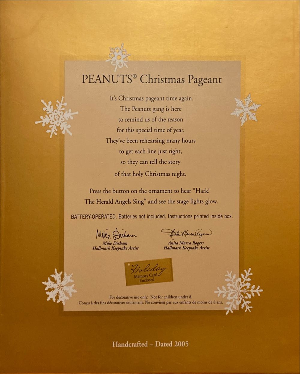 Peanuts Christmas Pageant   (Peanuts) ornament collectible - Main Image 2