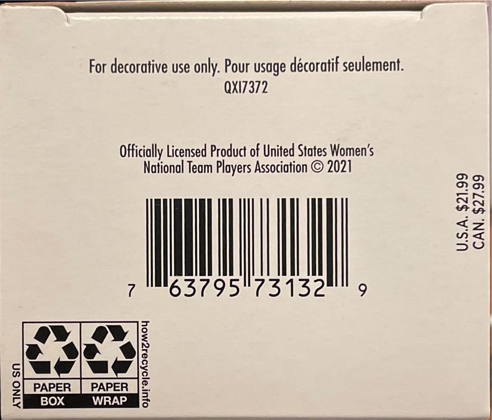 US Women’s National Soccer Team- Julie Ertz - USWNT (Sports) ornament collectible [Barcode 763795731329] - Main Image 3