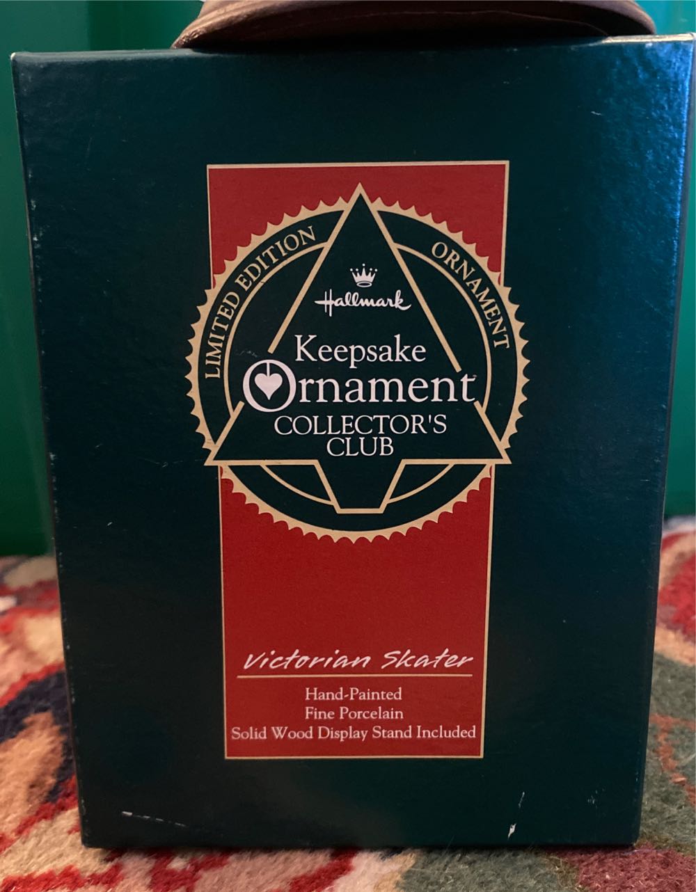 Collector’s Club 1992 Victorian Skater With Stand  ornament collectible - Main Image 2