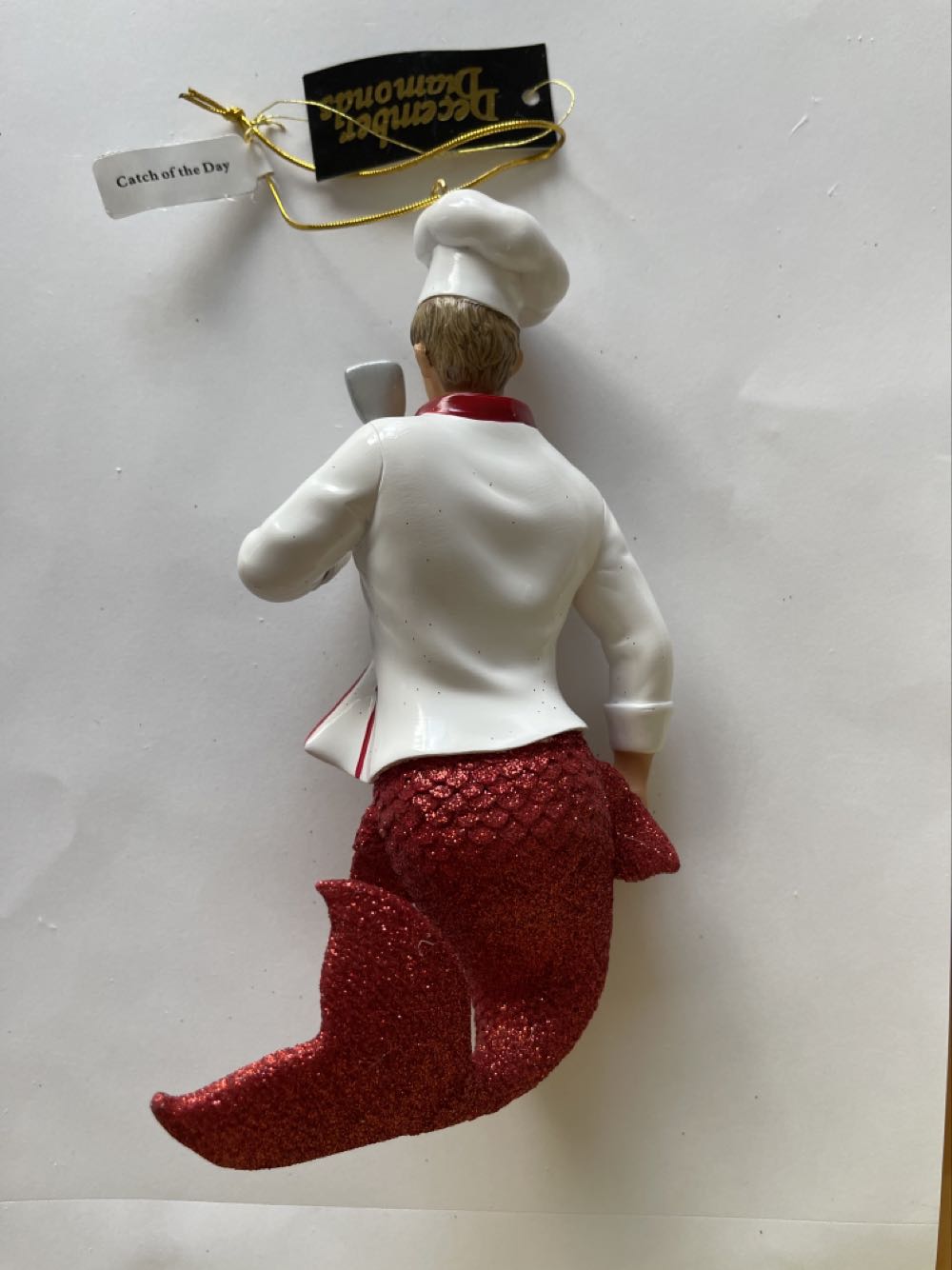 Catch Of The Day Merman #55-90861 - It’s All About The Bling! (One World, One Ocean, Let’s Protect It!) ornament collectible [Barcode 807962908616] - Main Image 2