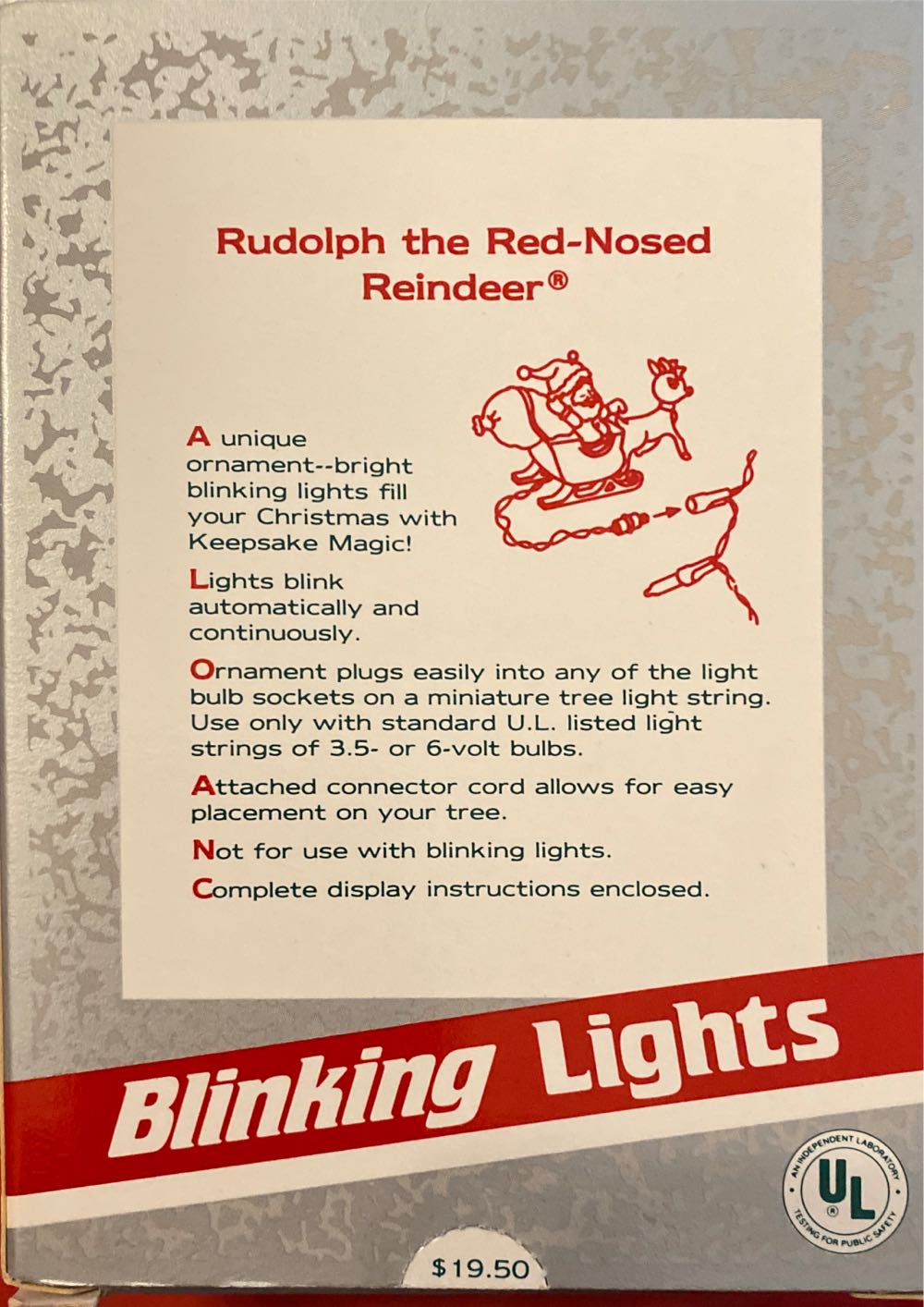 Rudolf the Red-Nosed Reindeer - Magic Light ornament collectible - Main Image 2