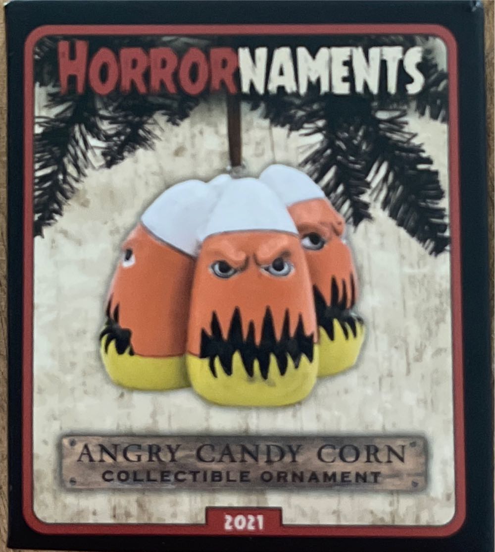Horrornaments Angry Candy Corn  ornament collectible [Barcode 810085920007] - Main Image 1