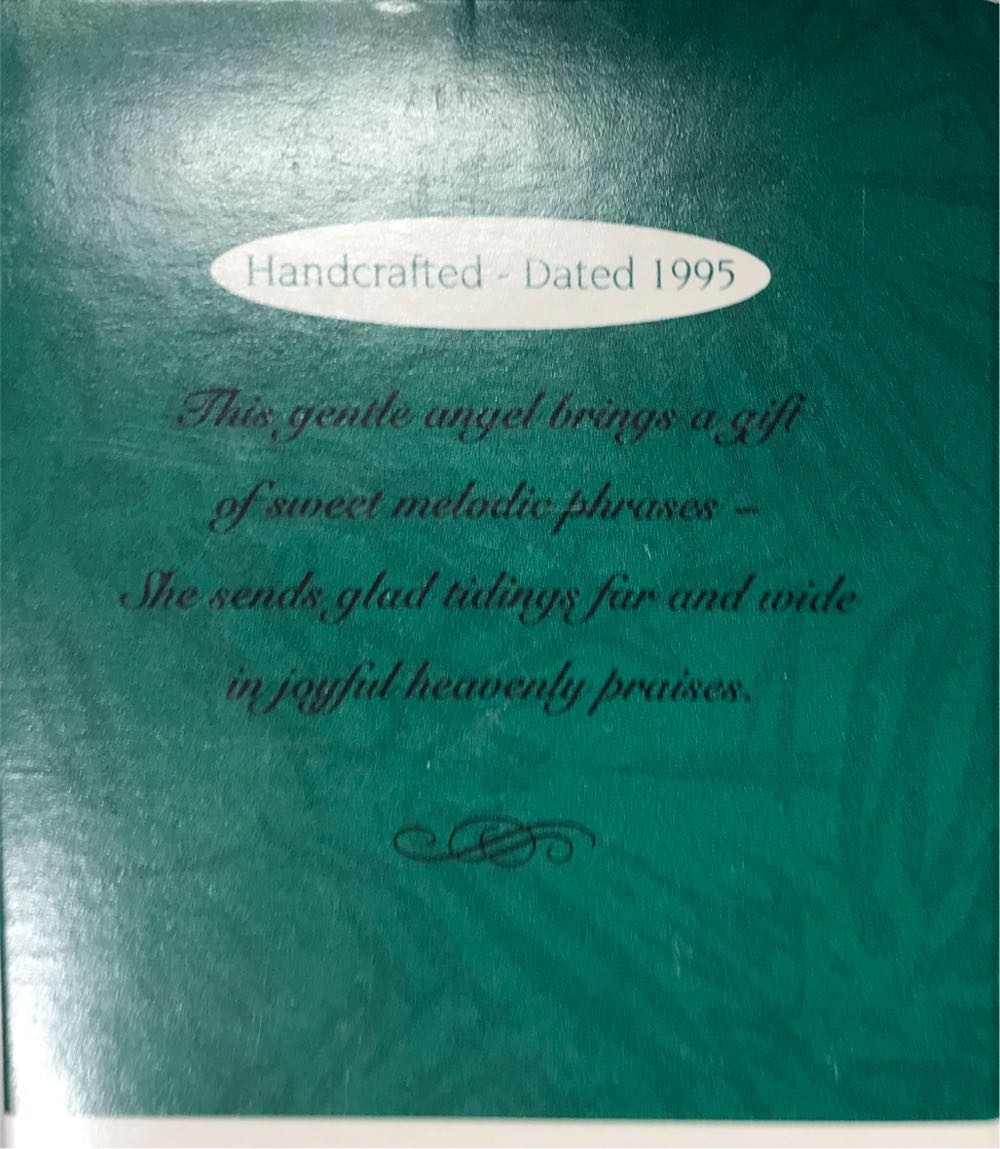 Heavenly Praises - Miniature (Angel) ornament collectible [Barcode 015012213218] - Main Image 2