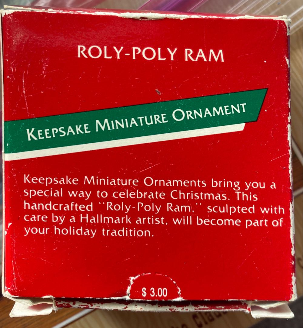 Roly-Poly Ram  ornament collectible - Main Image 2