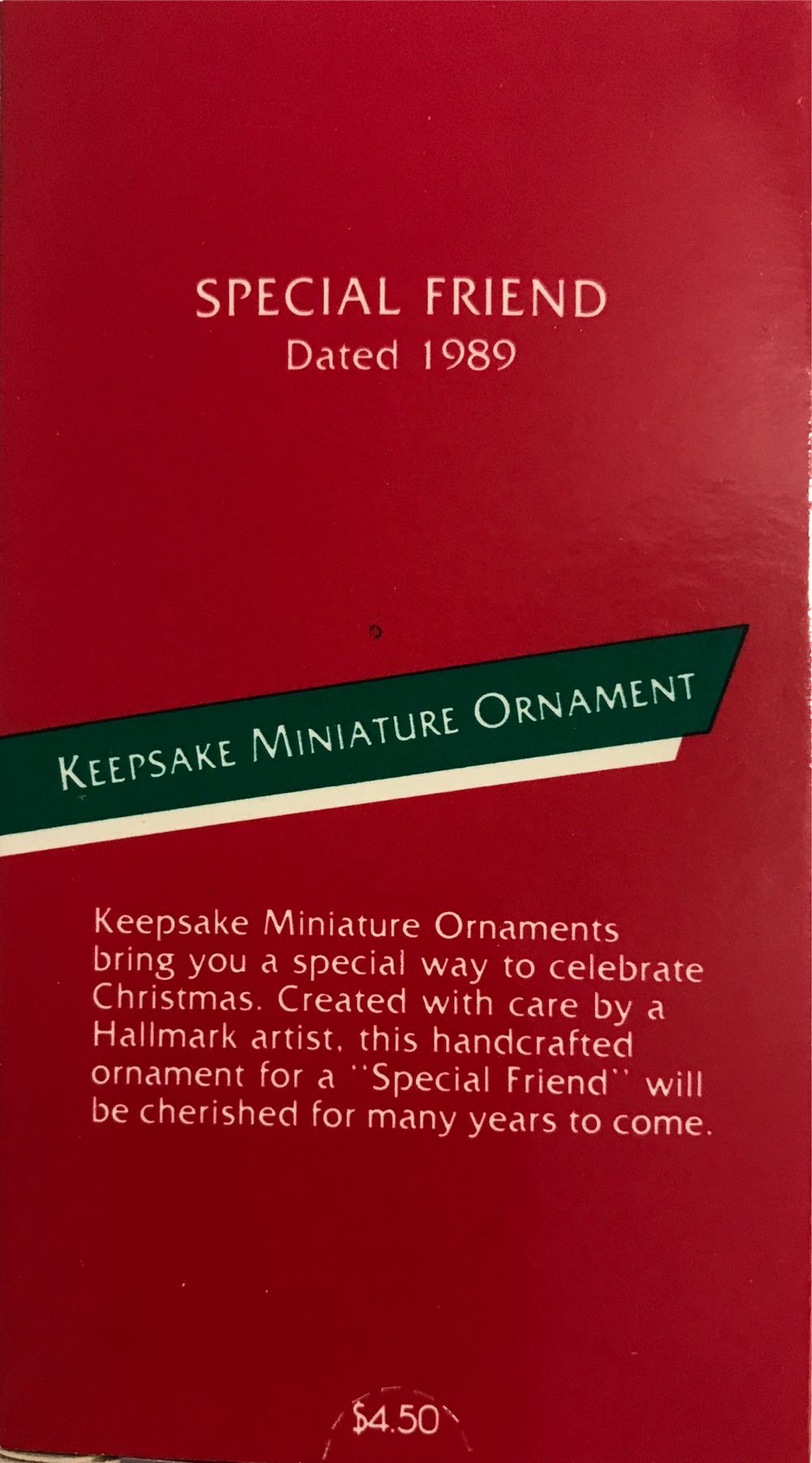 Special Friend  ornament collectible - Main Image 2