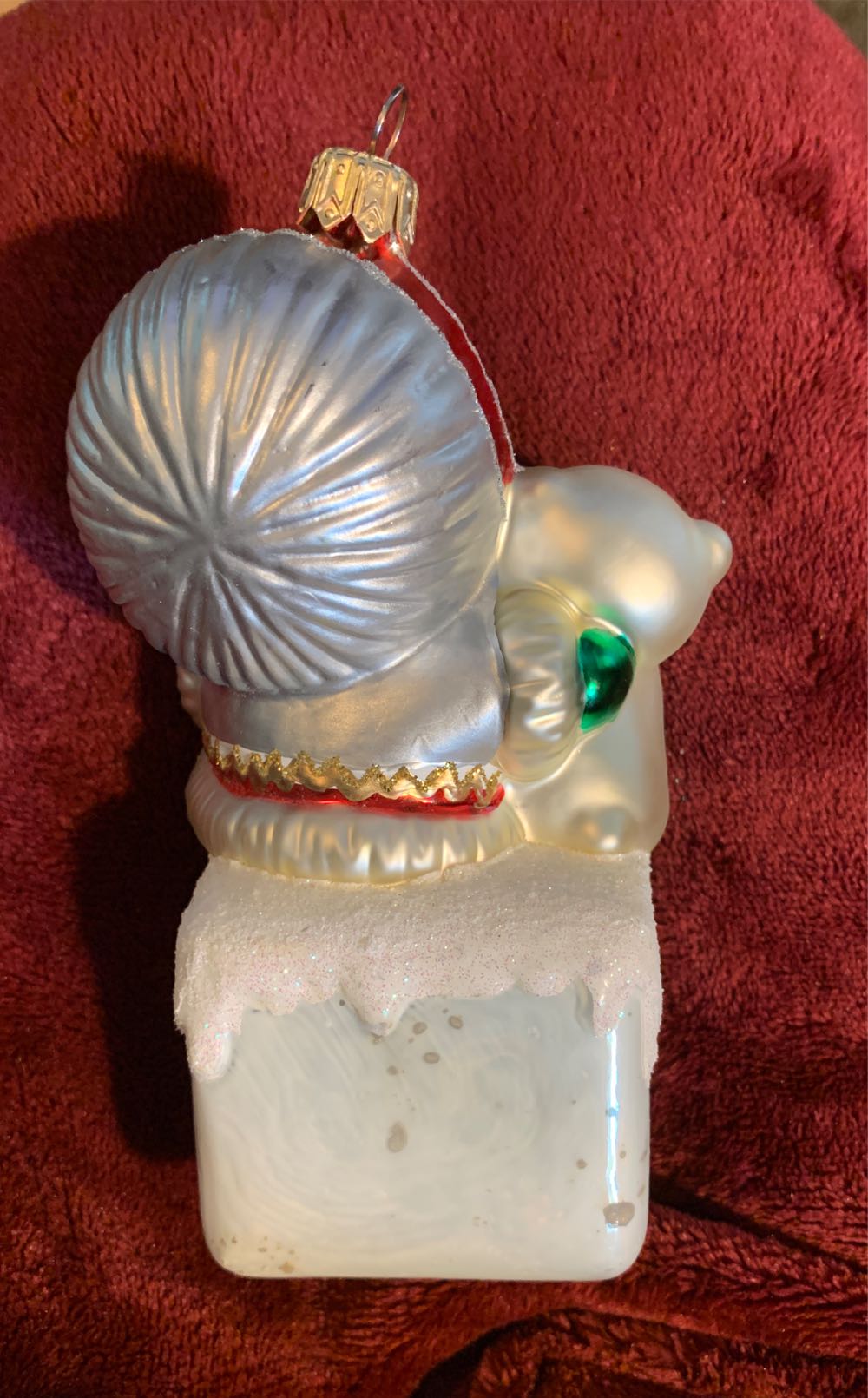 Frosty Friends Crown Reflections Blown Glass 1999 🐶 - Heritage Collection (Compliments Frosty Friends) ornament collectible [Barcode 015012519181] - Main Image 3
