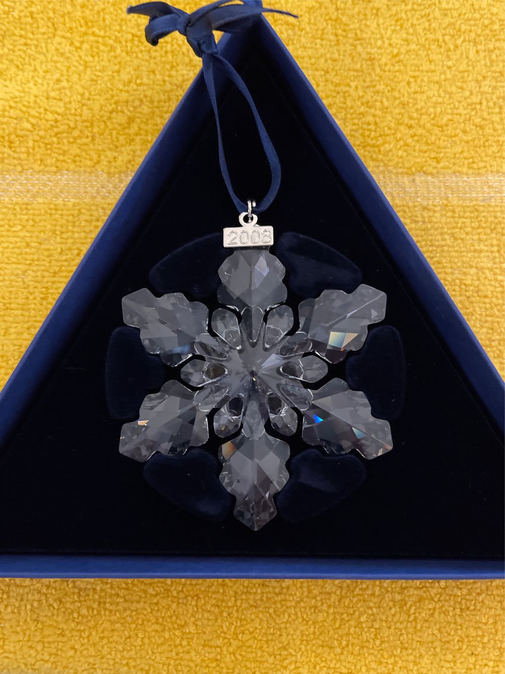 Swarovski 2008 Annual Ornament - Swarovski Ornament (Large Clear Annual) ornament collectible [Barcode 768549200823] - Main Image 2