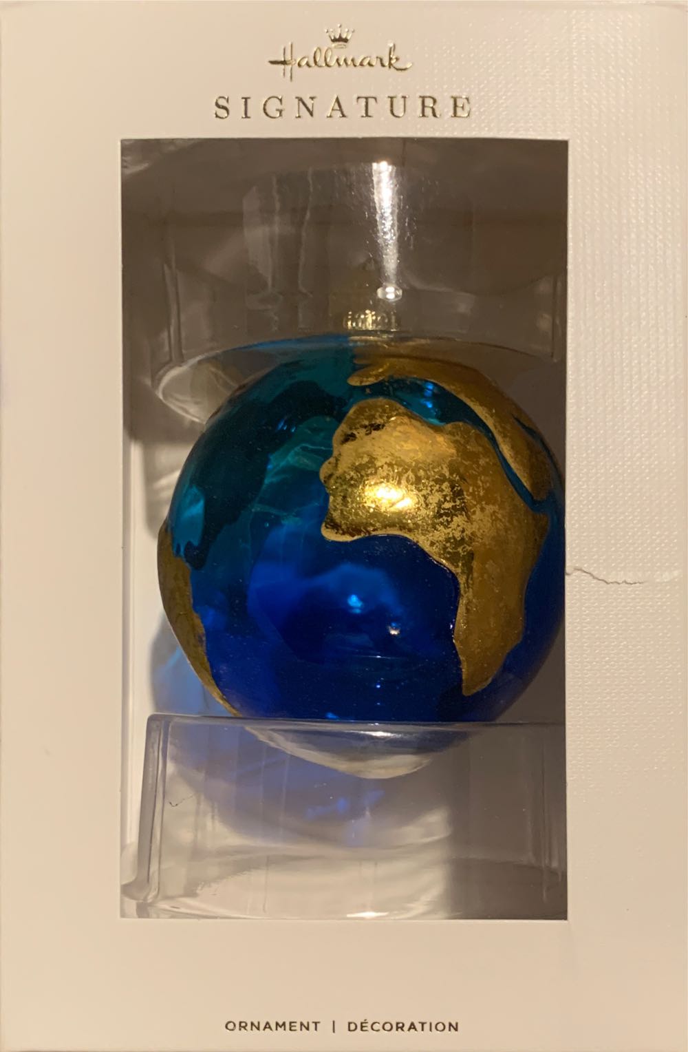 Globe Glass Hallmark Premium Signature Ornament  ornament collectible [Barcode 763795525959] - Main Image 2