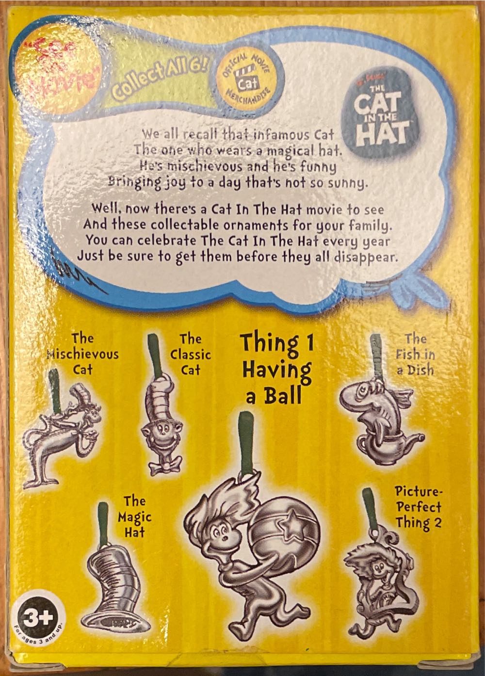 Dr Seuss - Thing 1 Having A Ball - Dr. Seuss’s The Cat in the Hat (The Cat in the Hat) ornament collectible - Main Image 2