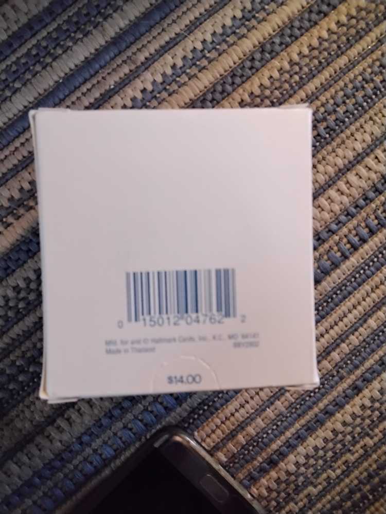 Granddaughter’s First Christmas  ornament collectible [Barcode 015012047622] - Main Image 2