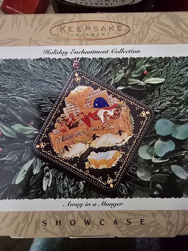 Away In A Manger - Holiday Enchantment Collection (Nativity, Religious) ornament collectible [Barcode 015012284331] - Main Image 3