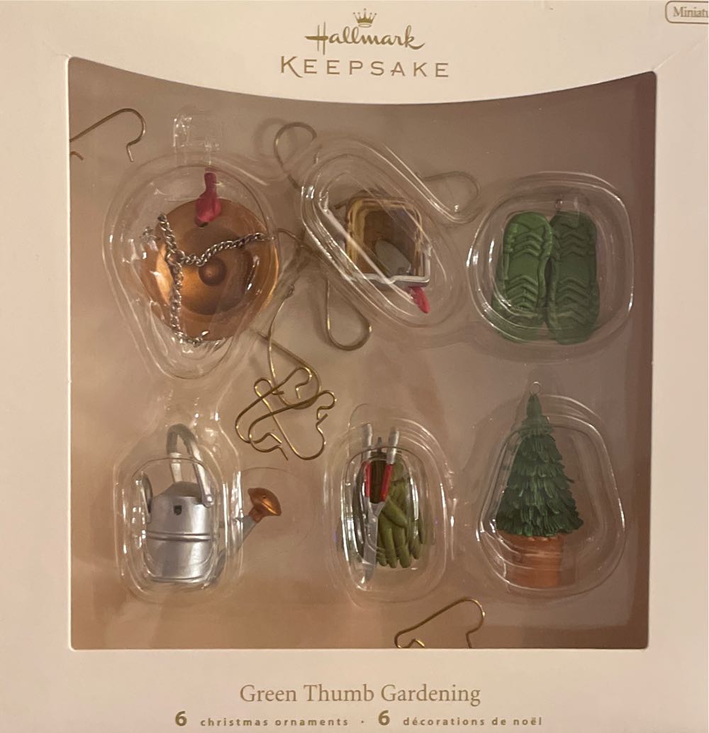 Hallmark Green Thumb Gardening Miniature Keepsake Ornament - Miniature (Miniature) ornament collectible [Barcode 795902983413] - Main Image 2