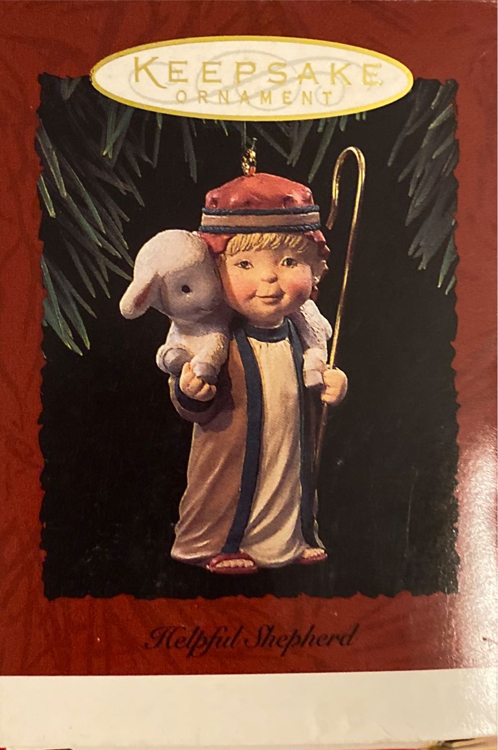 Helpful Shepard  (Boy, Nativity) ornament collectible [Barcode 015012106695] - Main Image 2