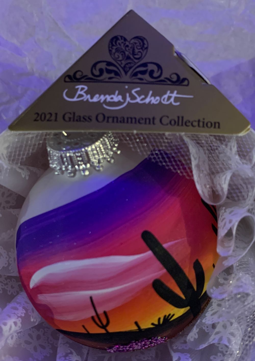 Arizona Sky - Brenda J Schott 2021 Glass Ornament Collection ornament collectible - Main Image 2