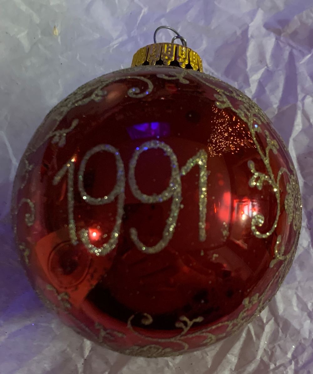 Santa On Silk: St. A. Claus 1903 - Santa On Silk ornament collectible - Main Image 2