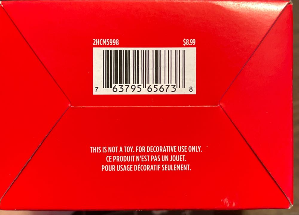 Happy - Red Box (The Peanuts Gang) ornament collectible [Barcode 763795656738] - Main Image 3