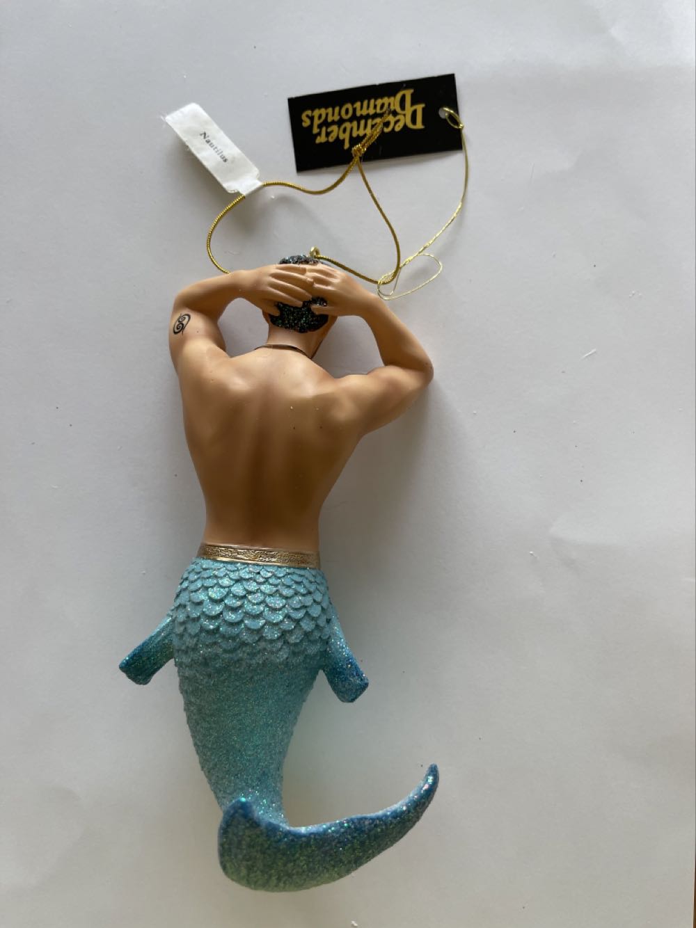 Nautilu’s Merman #55-55004 - It’s All About The Bling! (One World, One Ocean, Let’s Protect It!) ornament collectible [Barcode 807962550044] - Main Image 2
