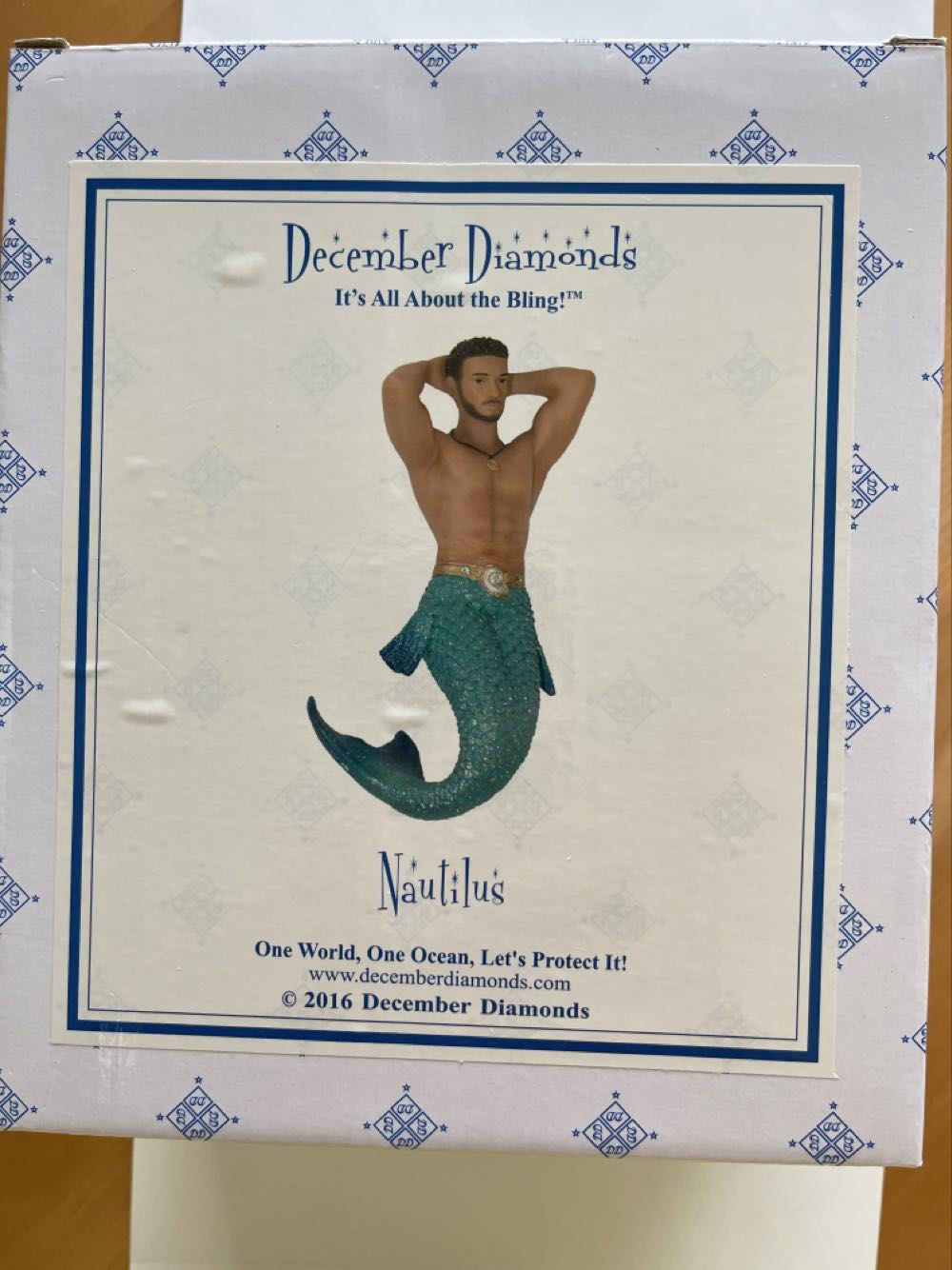 Nautilu’s Merman #55-55004 - It’s All About The Bling! (One World, One Ocean, Let’s Protect It!) ornament collectible [Barcode 807962550044] - Main Image 3
