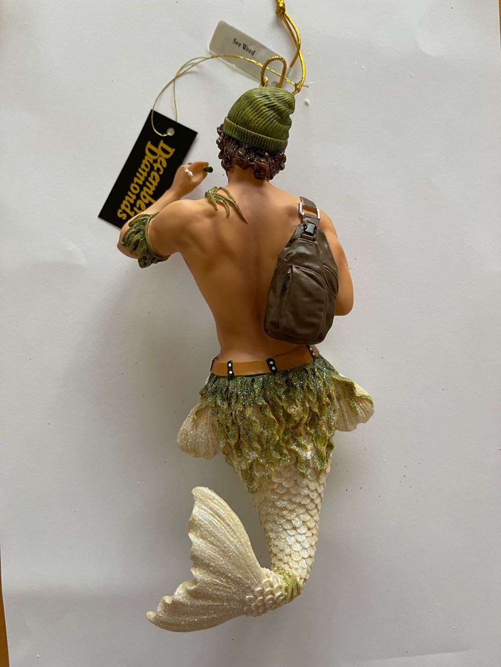 SEEWEED Merman #55-55120 (Exclusive Limited)  - It’s All About The Bling! (One World, One Ocean, Let’s Protect It!) ornament collectible [Barcode 807962551201] - Main Image 2