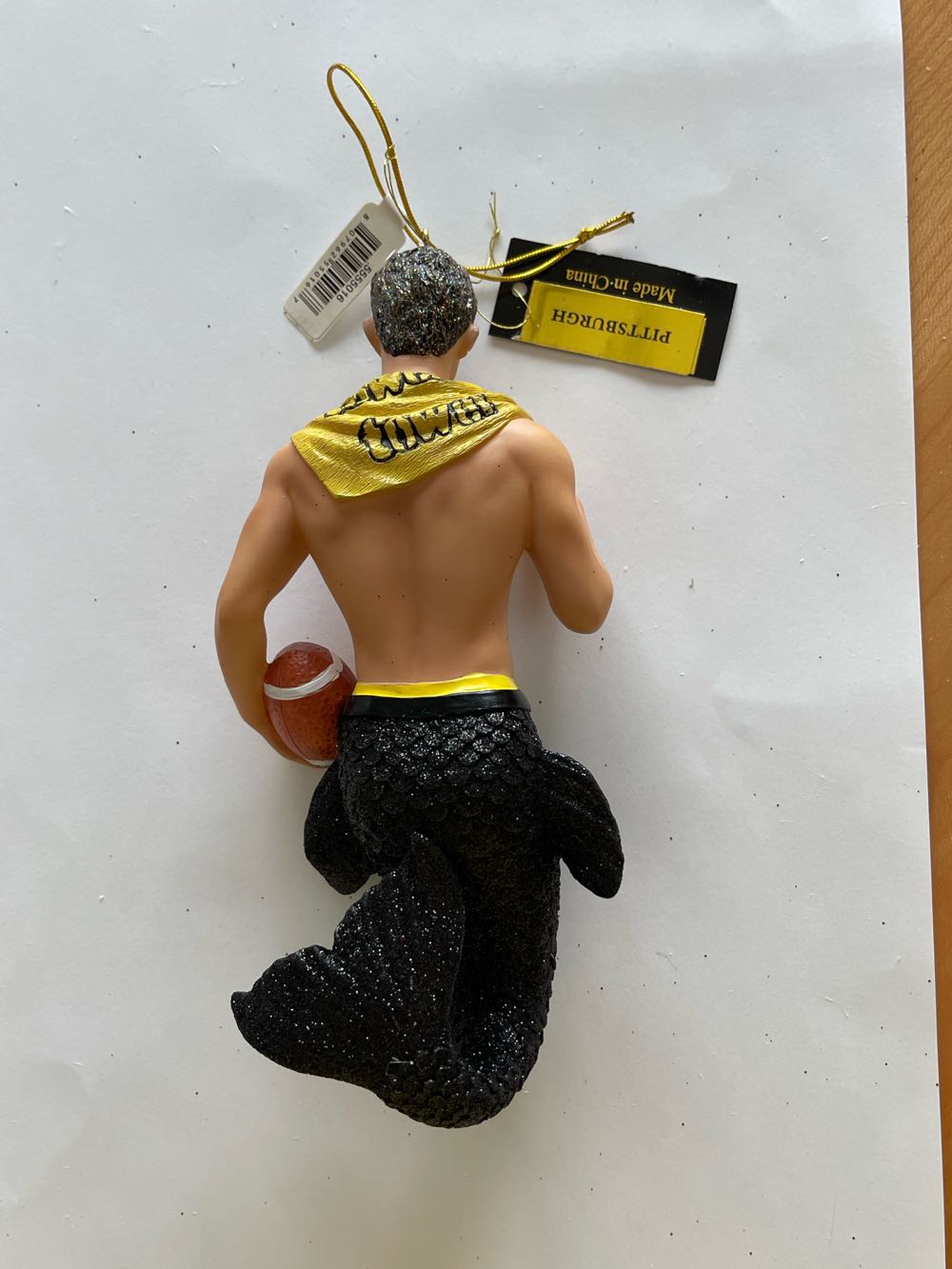 Pittsburgh Merman #55-55016 - It’s All About The Bling! (One World, One Ocean, Let’s Protect It!) ornament collectible [Barcode 807962550167] - Main Image 2