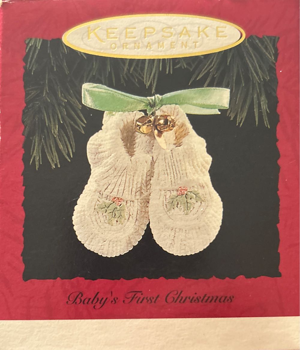 Baby’s First Christmas  ornament collectible [Barcode 015012107036] - Main Image 3