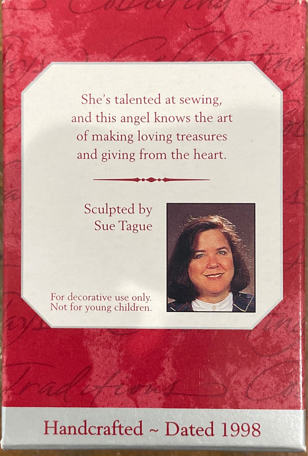 Sew Gifted - Thimble (Angel, Sewing, Thimble) ornament collectible [Barcode 015012437898] - Main Image 2