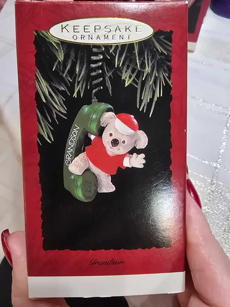 Grandson Ornament Koala Bear  ornament collectible [Barcode 015012028591] - Main Image 2