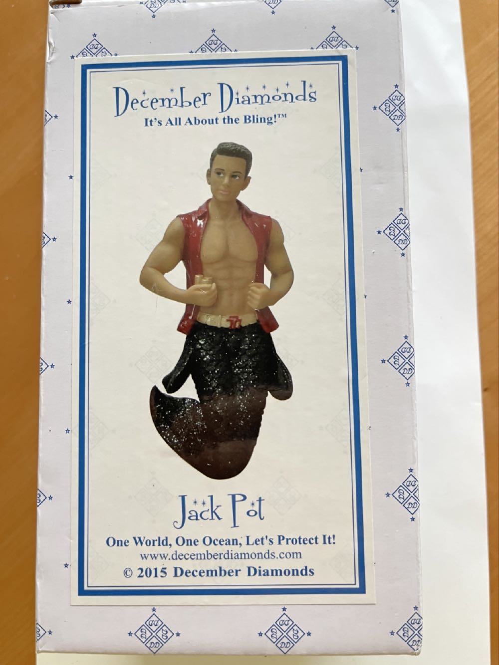 Jack Pot Merman #55-90849 - It’s All About The Bling! (One World, One Ocean, Let’s Protect It!) ornament collectible [Barcode 807962908494] - Main Image 3